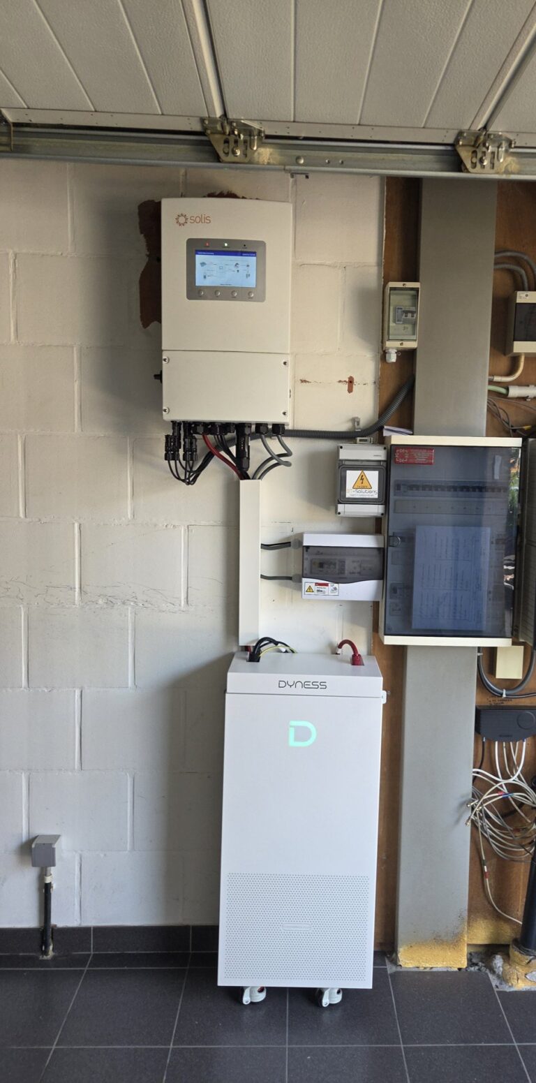 Thuisbatterij met noodstroom en nieuwe omvormer in Opwijk