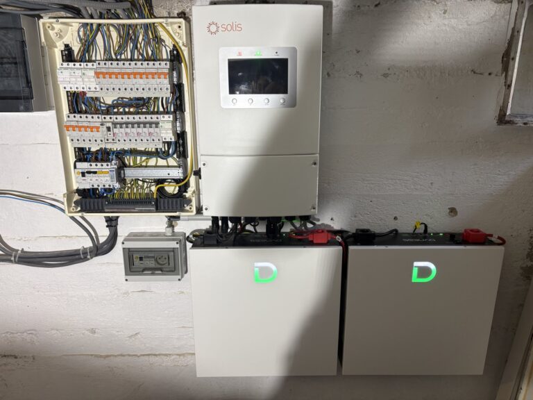 Thuisbatterij en hybride omvormer in Genk