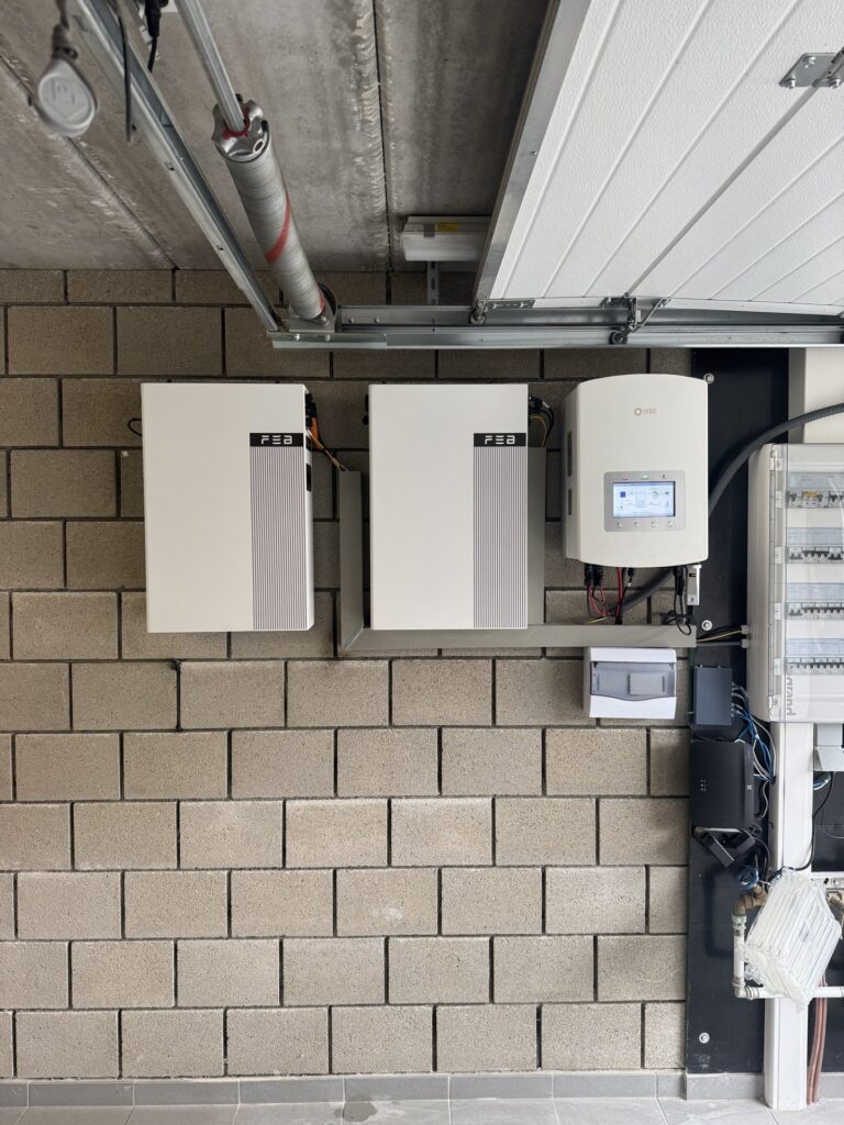 Hybride omvormer en 10 kWh thuisbatterij in Heverlee