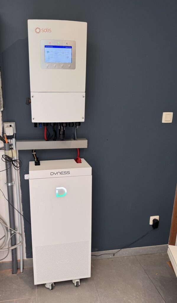 Thuisbatterij van 16 kWh bij bestaande zonnepanelen in Dilsen-Stokkem