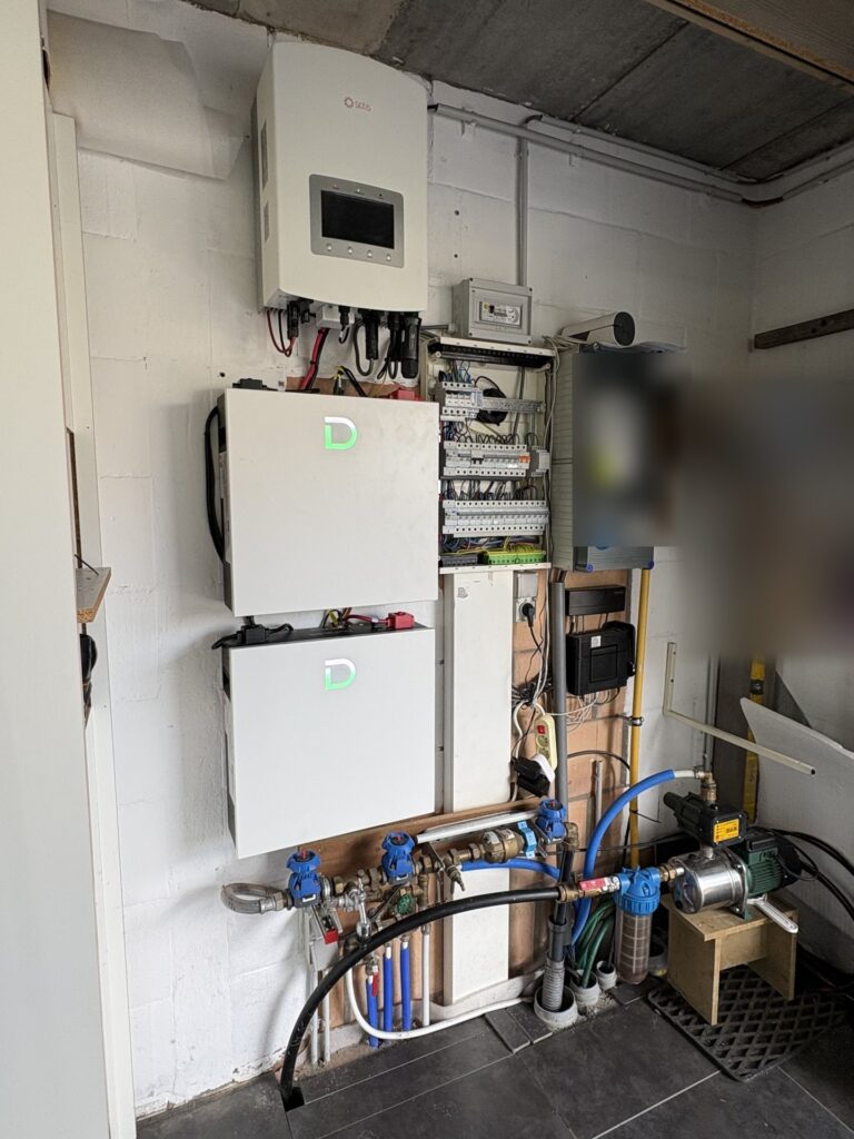 Hybride omvormer en 10 kWh thuisbatterij in Dilsen-Stokkem