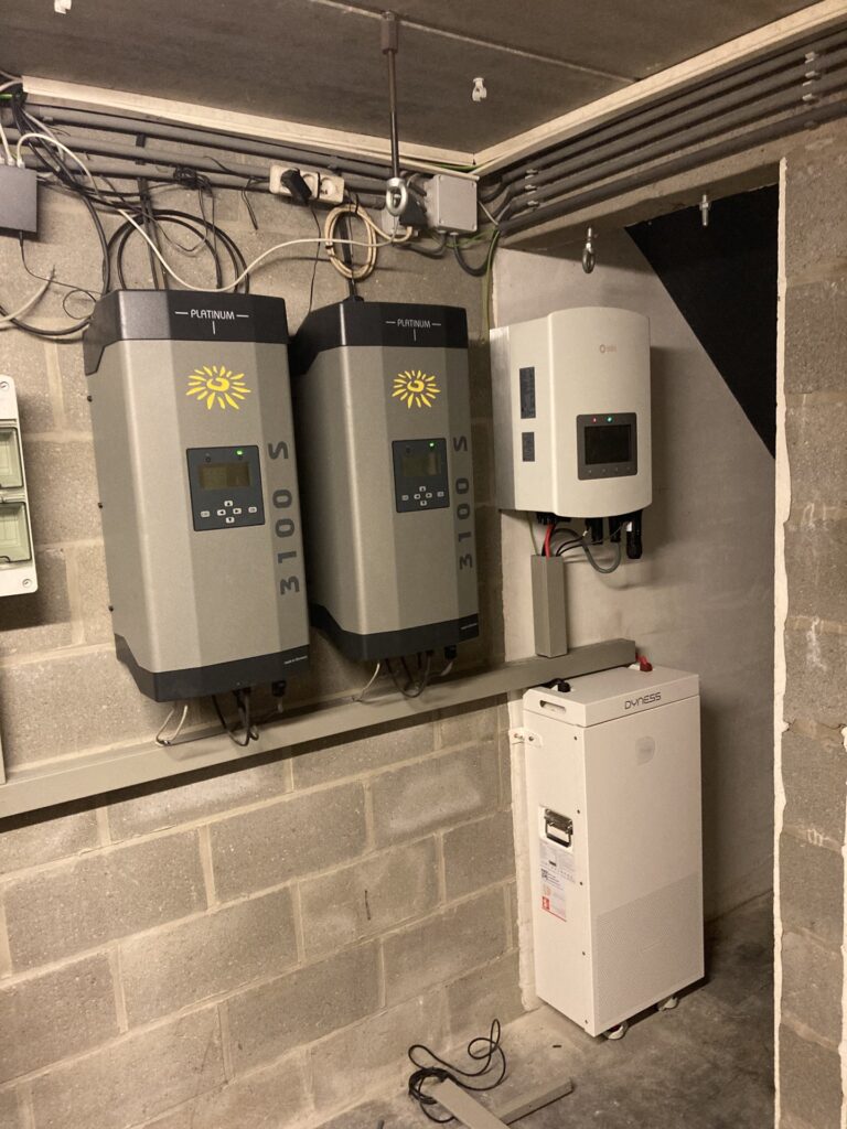 AC-gekoppelde thuisbatterij van 16 kWh in Genk