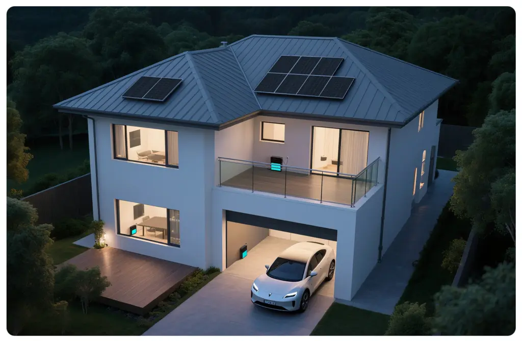 Drie Marstek Venus E Gen 3.0-batterijen: tot 15,36 kWh