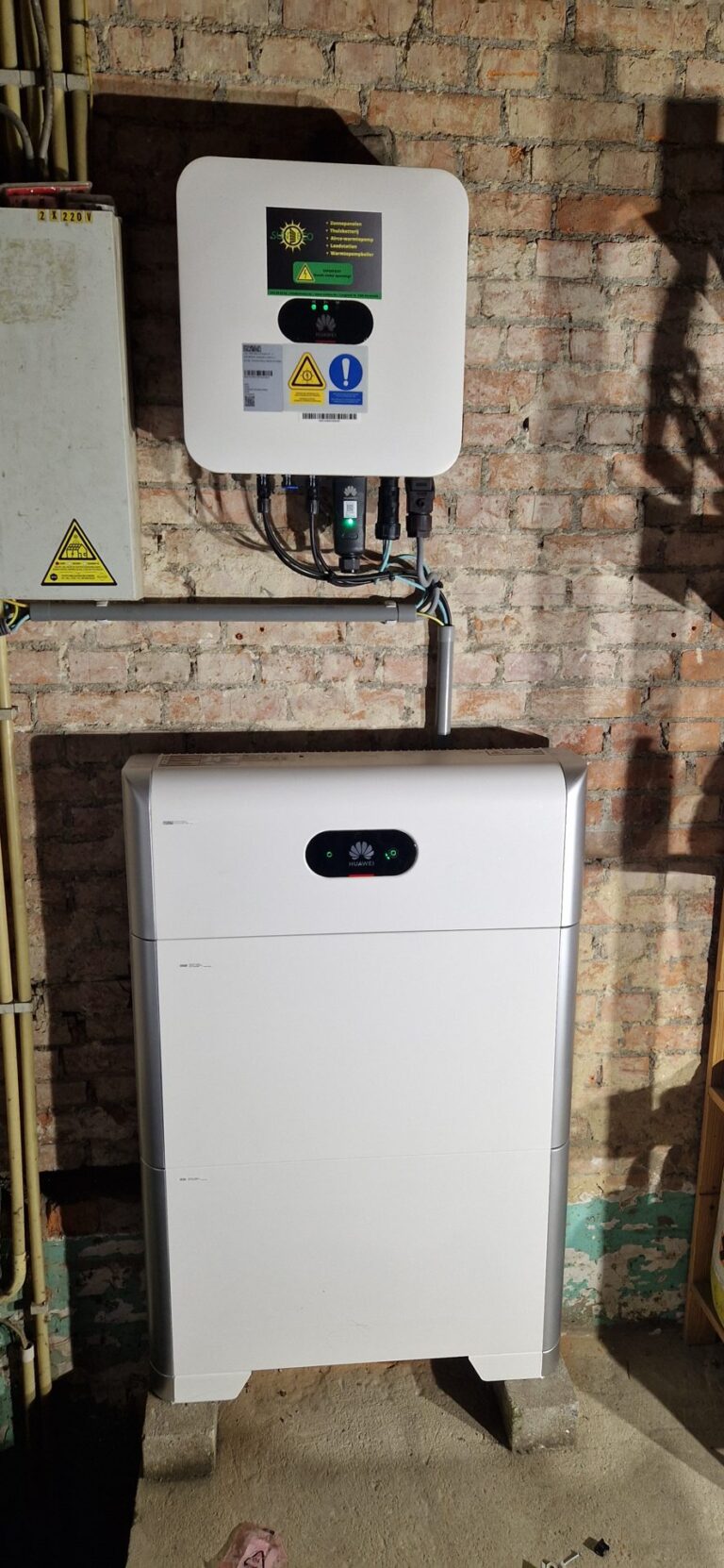 Uitbreiding Huawei-thuisbatterij naar 10 kWh in Merksem