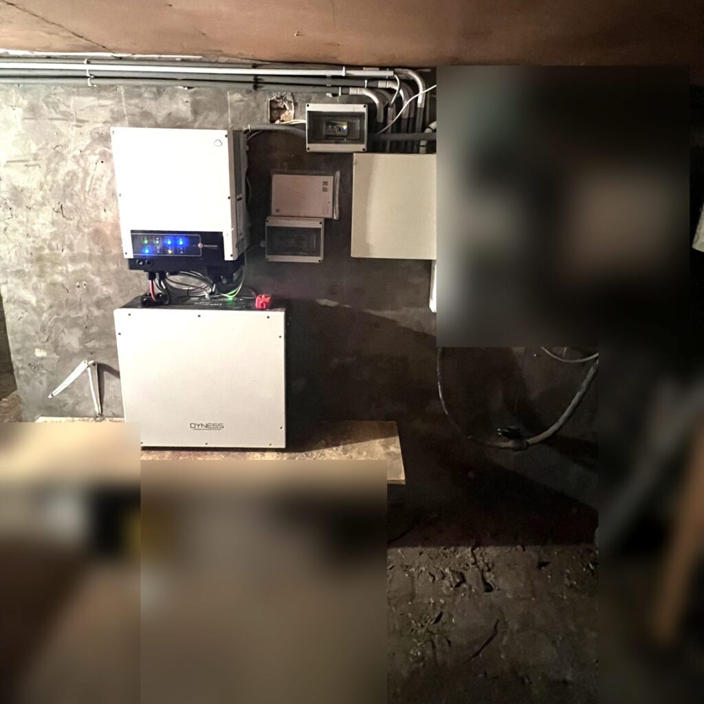 Thuisbatterij van 5,12 kWh in de kelder in Antwerpen