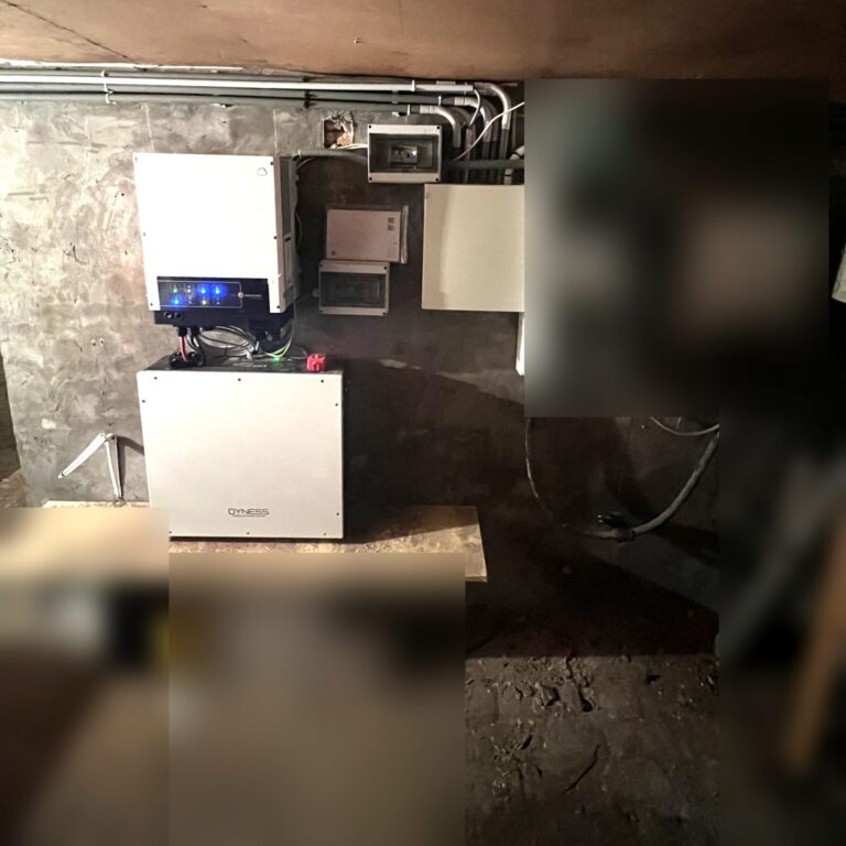Thuisbatterij van 5,12 kWh in de kelder in Antwerpen