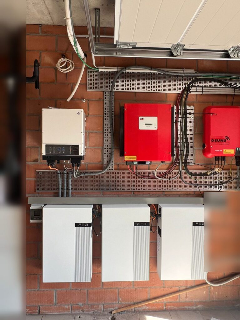 Thuisbatterij van 15,36 kWh in Antwerpen