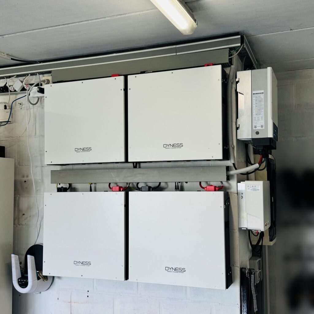 Thuisbatterij van 20,48 kWh voor een bedrijf in Berlaar