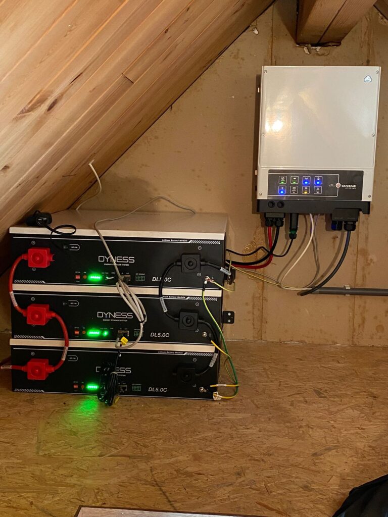 Thuisbatterij van 15,4 kWh met GoodWe-omvormer in Bertem – foto 2