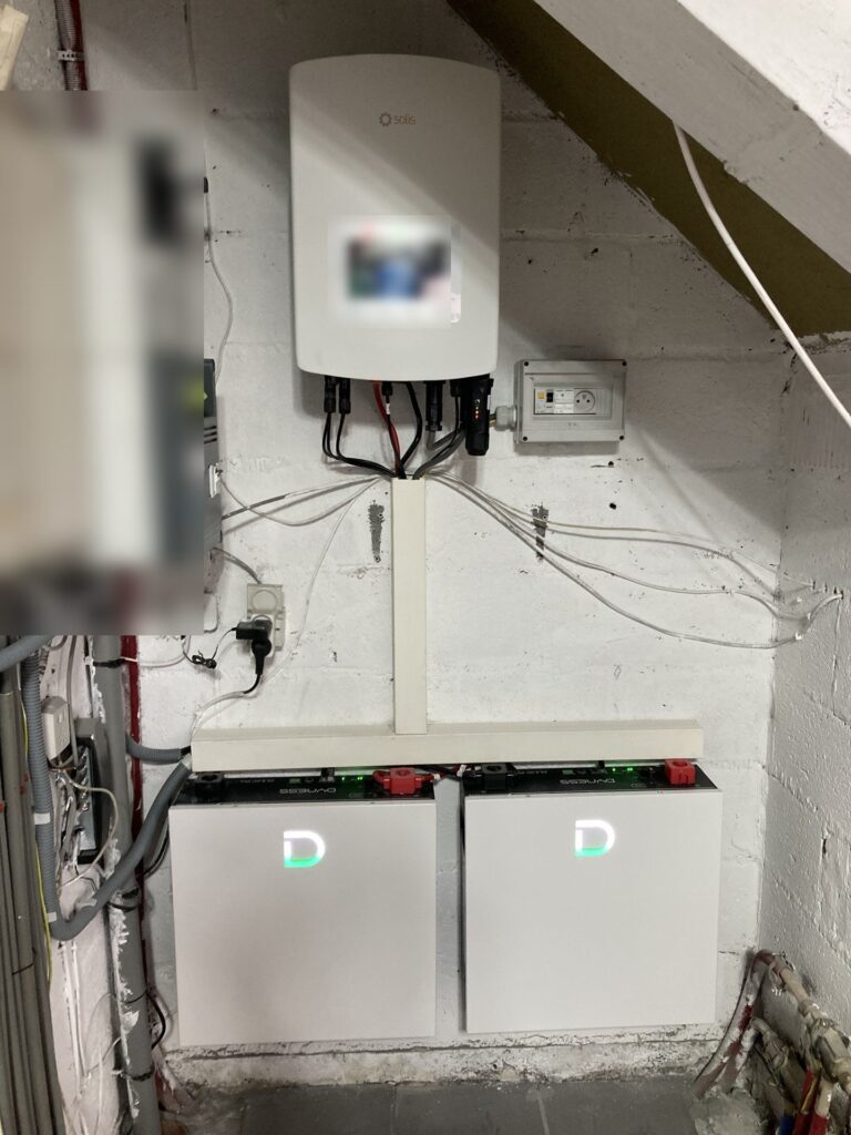 Thuisbatterij van 10,24 kWh met nieuwe omvormer in Bilzen-Hoeselt