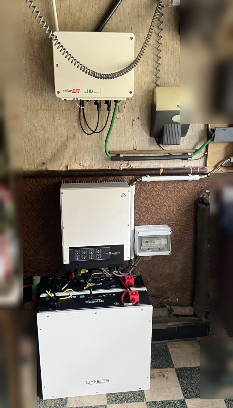 Thuisbatterij van 10,24 kWh bij bestaande zonnepanelen in Boortmeerbeek