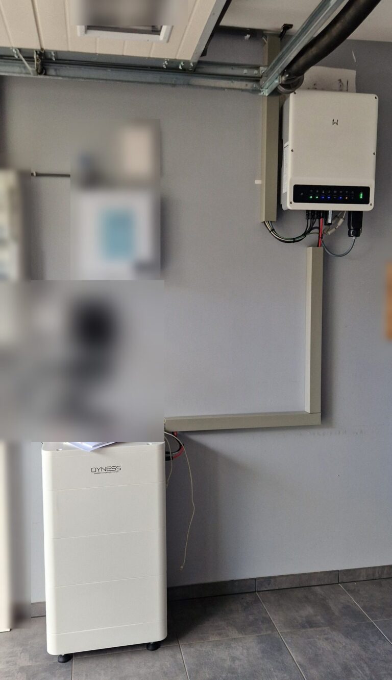Nieuwe omvormer en thuisbatterij van 10,66 kWh in Boortmeerbeek