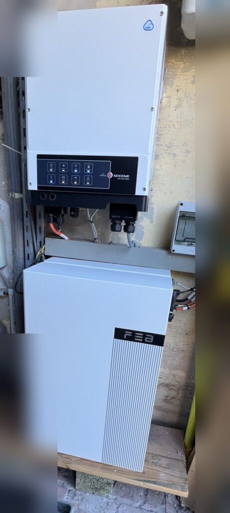 AC-gekoppelde thuisbatterij van 10,24 kWh in Boortmeerbeek