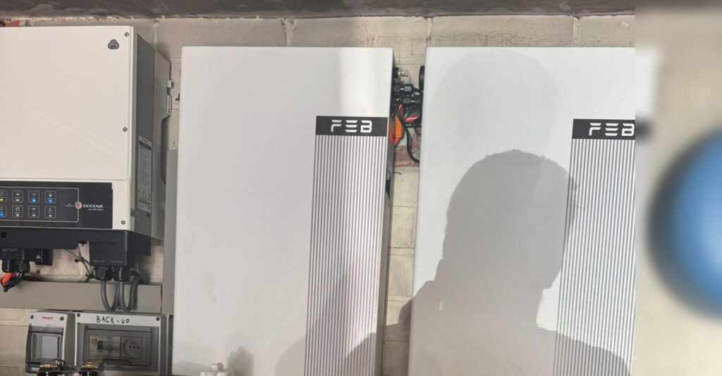Thuisbatterij van 10,24 kWh in Buggenhout