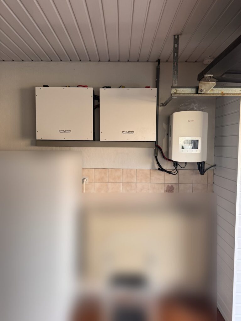 Thuisbatterij van 10,24 kWh met nieuwe omvormer in Diepenbeek
