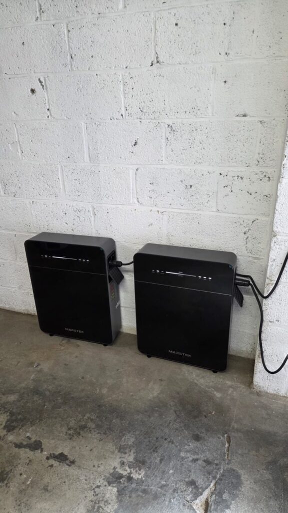 Twee Marstek-thuisbatterijen in Dilsen-Stokkem