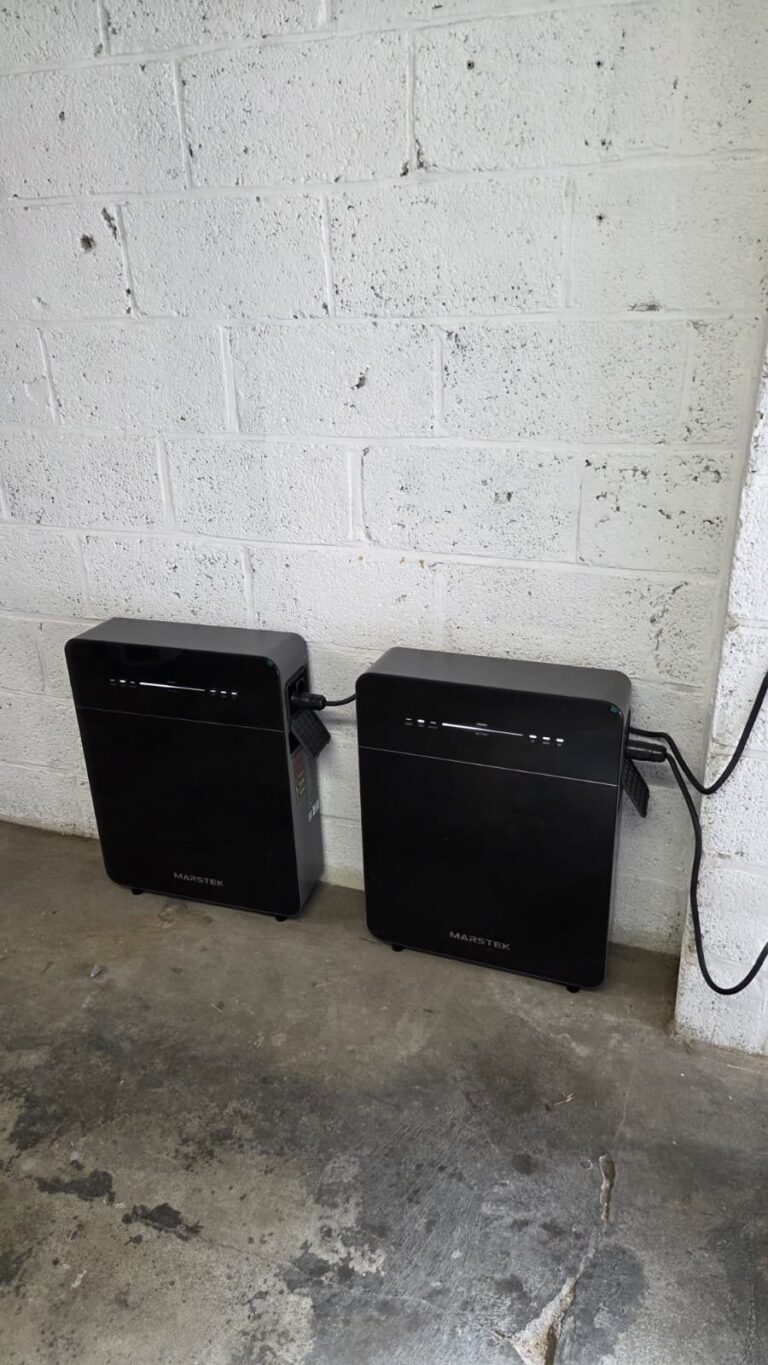 Twee Marstek-thuisbatterijen in Dilsen-Stokkem