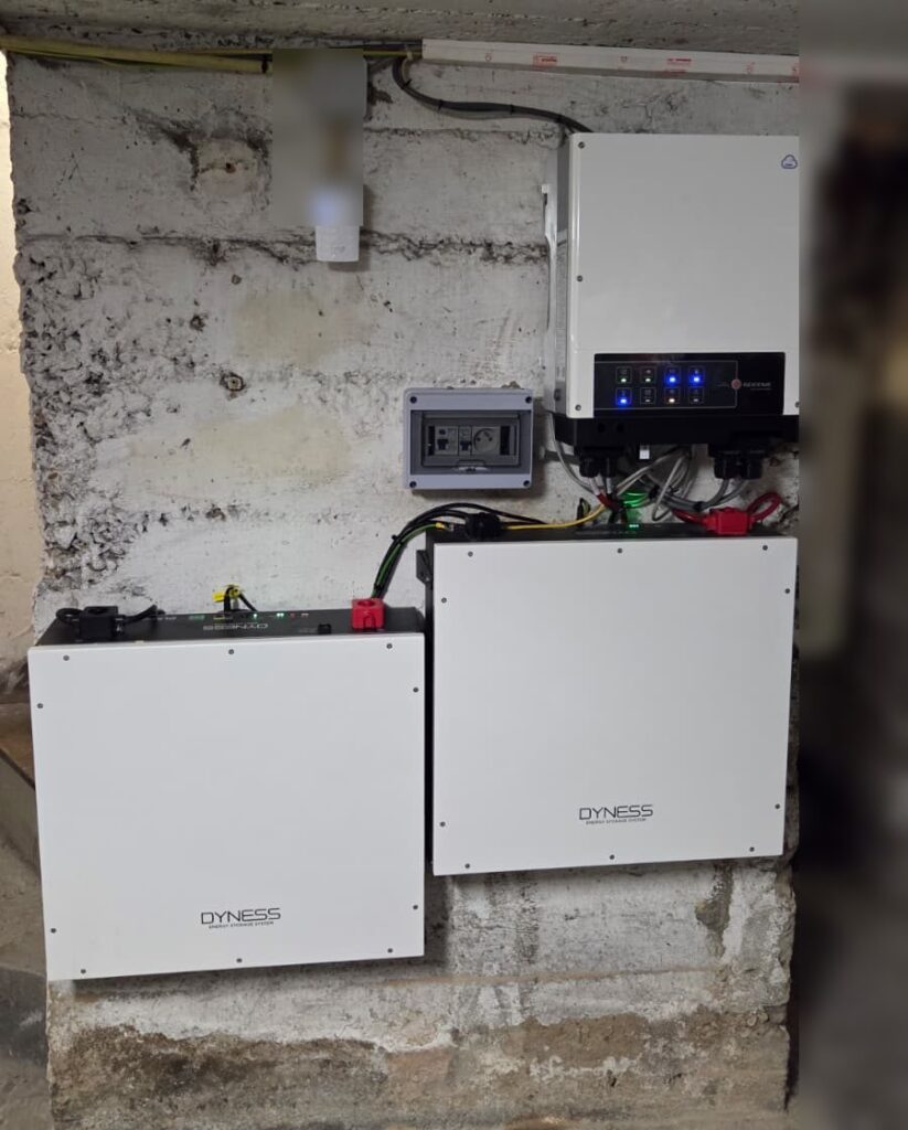 Uitgebreide thuisbatterij van 10,24 kWh in Genk