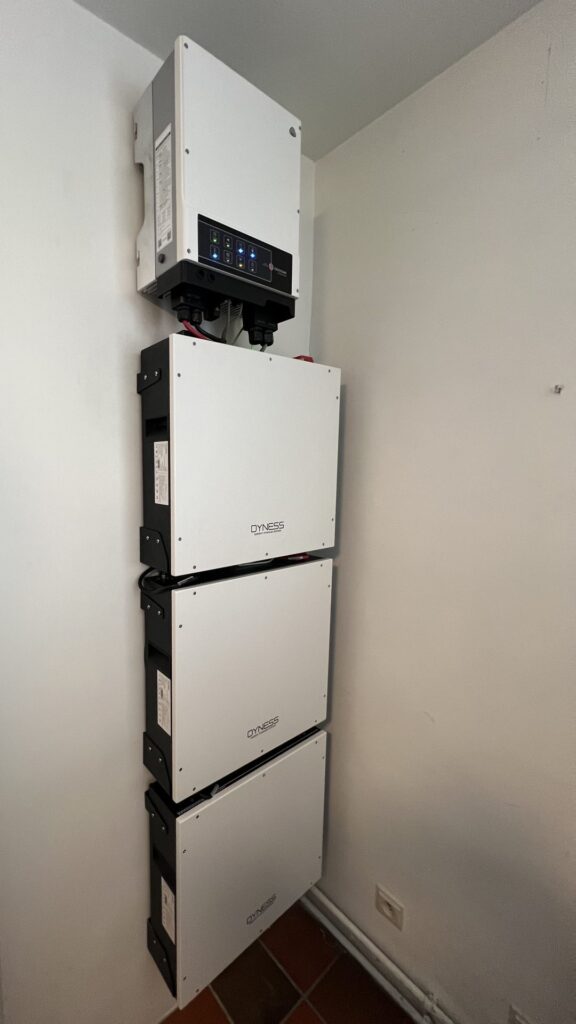 Thuisbatterij van 15,36 kWh in Genk