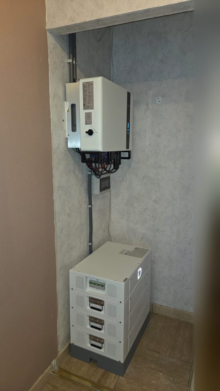 Thuisbatterij van 15,36 kWh en laadpaal in Halen