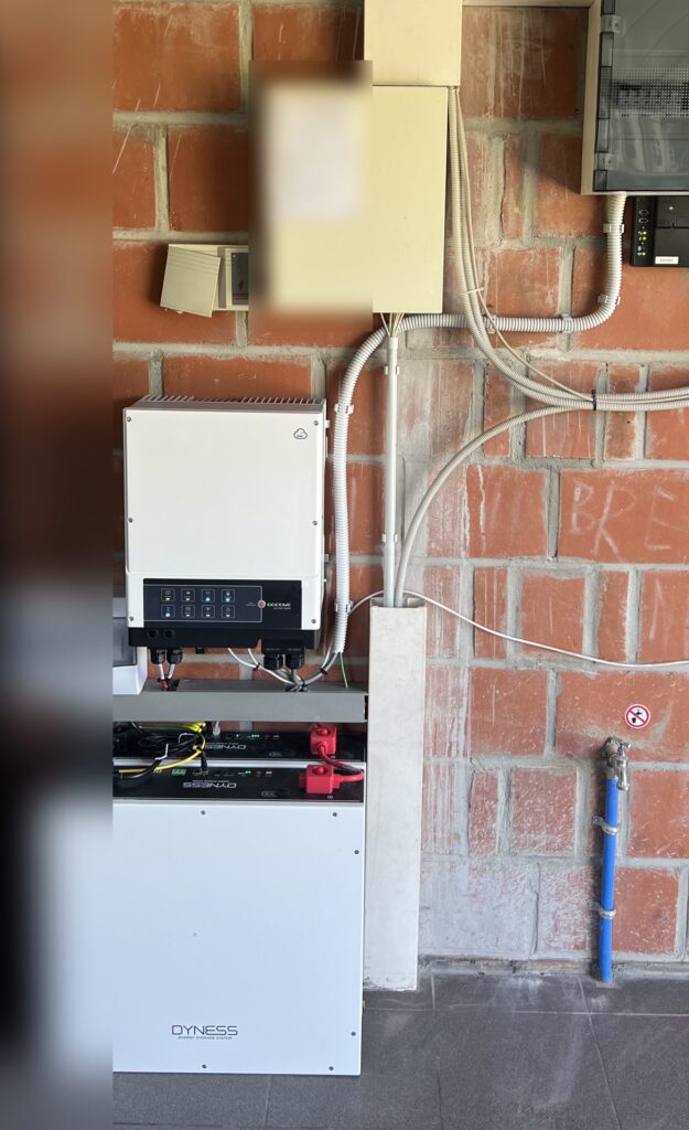 Thuisbatterij van 10,24 kWh in Halle