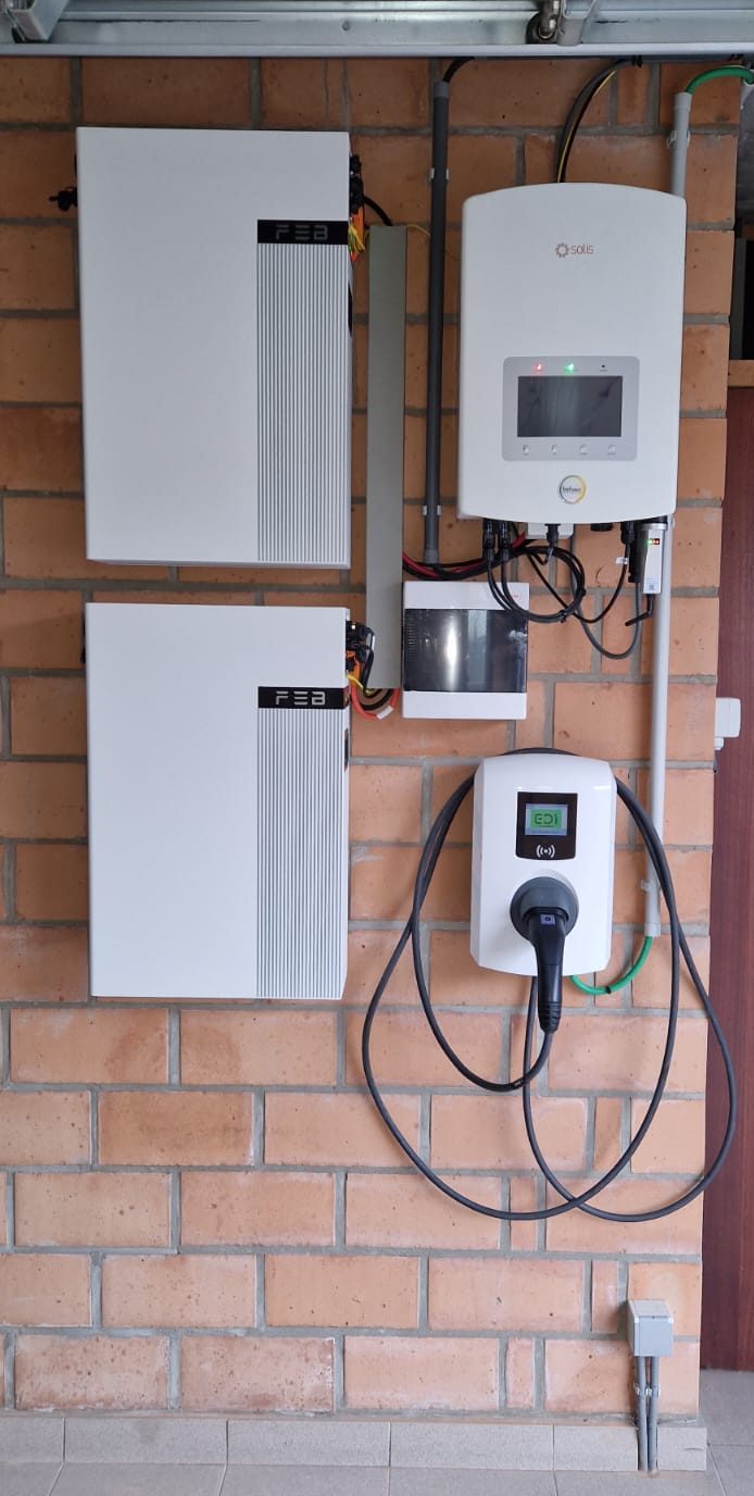 Thuisbatterij van 10,24 kWh in Hulshout