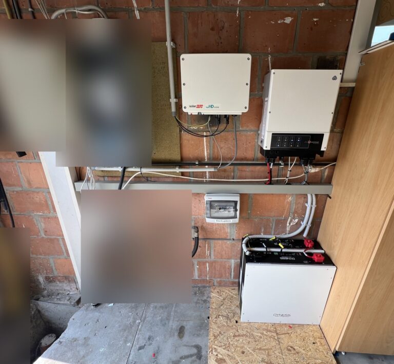 Thuisbatterij van 10,24 kWh in Lebbeke