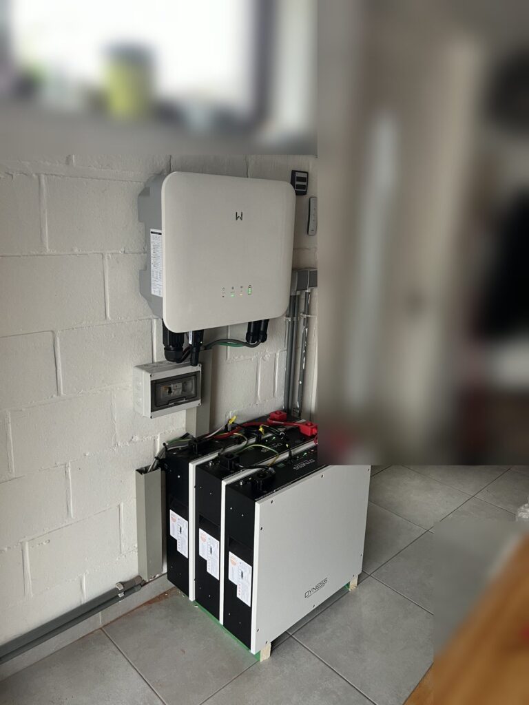Thuisbatterij van 15,36 kWh in Lebbeke