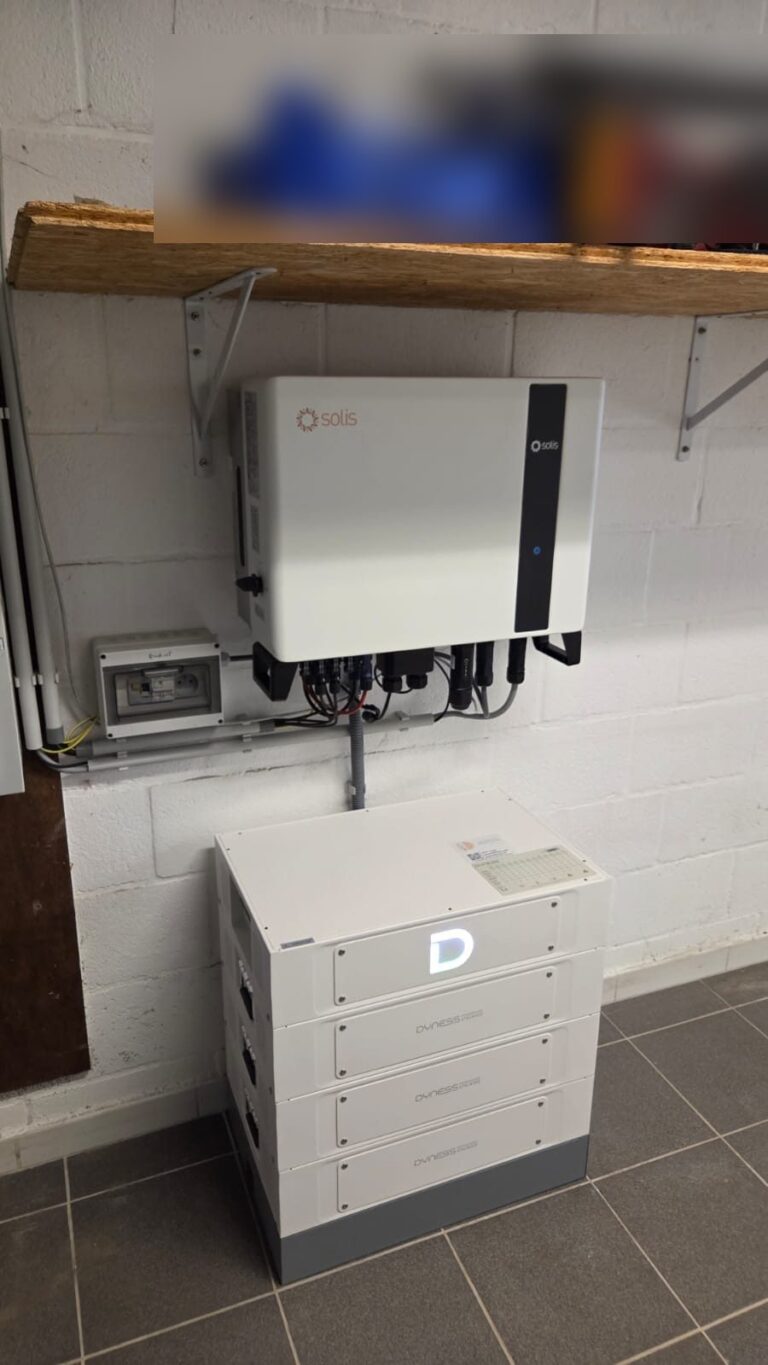 Thuisbatterij van 15,36 kWh in Lubbeek
