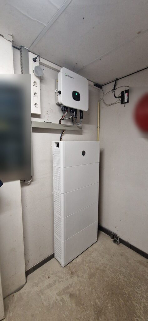 Nieuwe Growatt-omvormer en thuisbatterij van 20 kWh in Maaseik