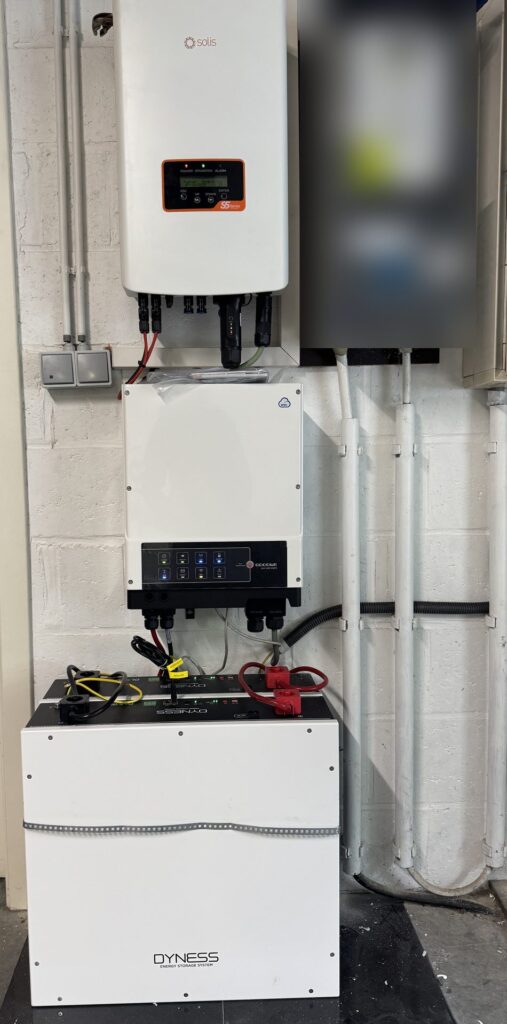 Thuisbatterij van 10,24 kWh bij bestaande zonnepanelen in Maaseik