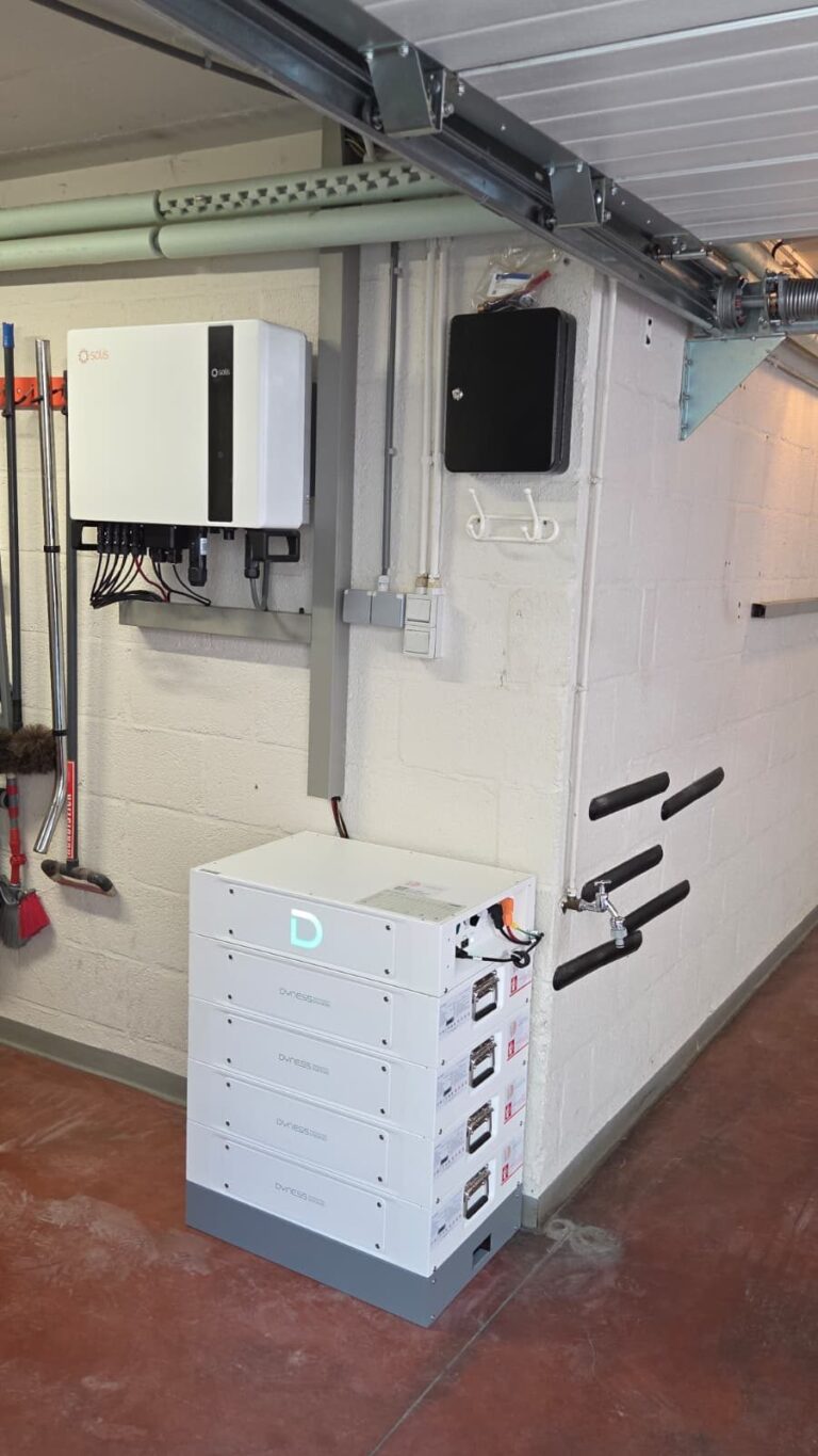 Thuisbatterij van 20,5 kWh met driefasige Solis-omvormer in Maasmechelen – foto 2