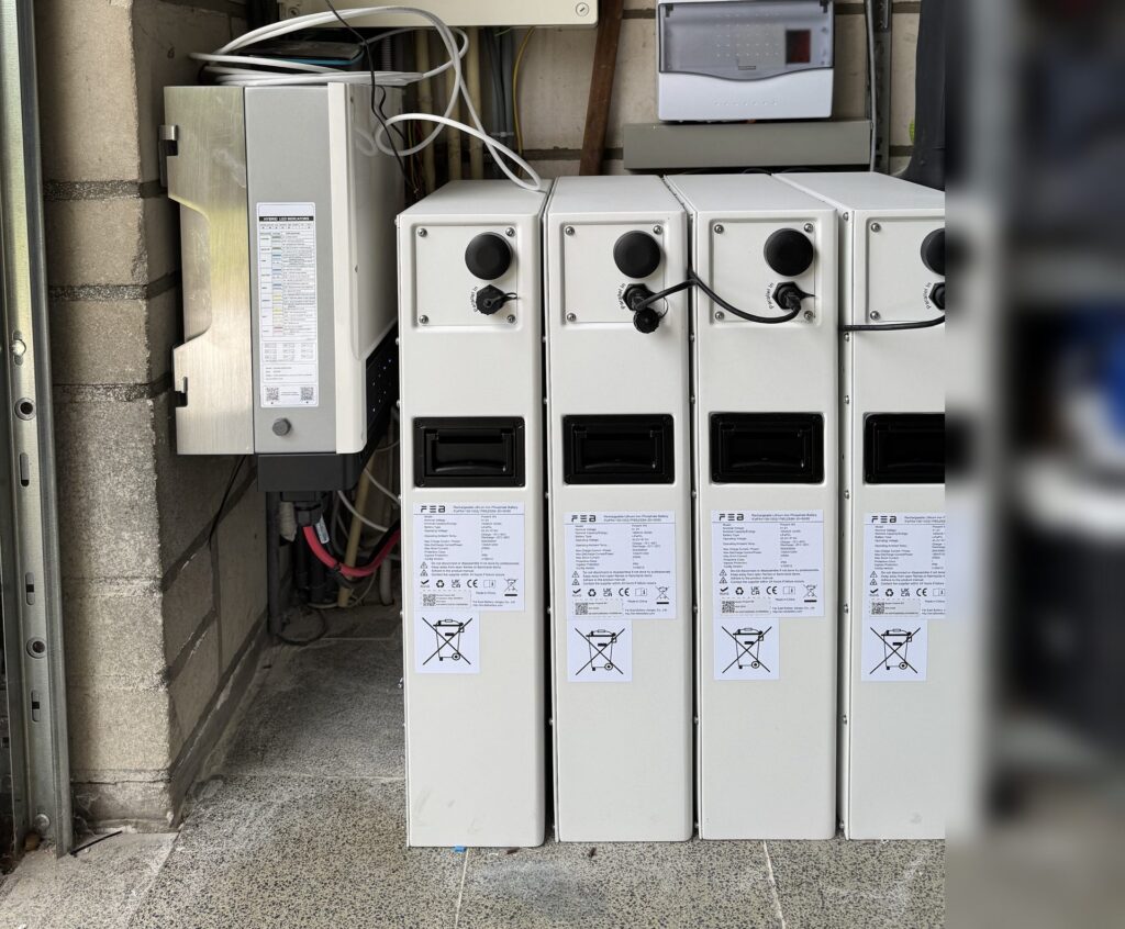 Thuisbatterij van 20,48 kWh in Oudsbergen