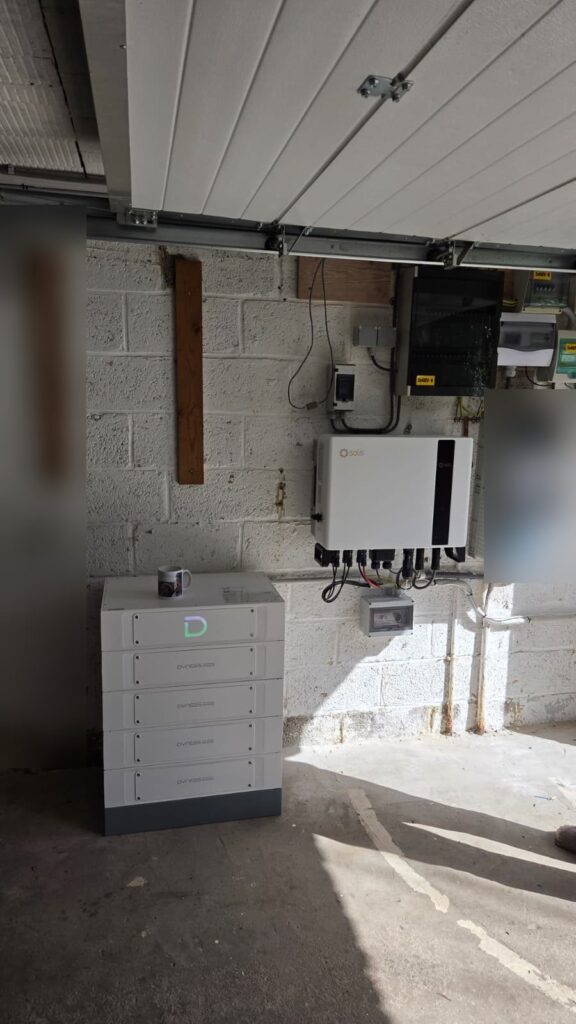 Thuisbatterij van 20,5 kWh met driefasige omvormer in Overijse