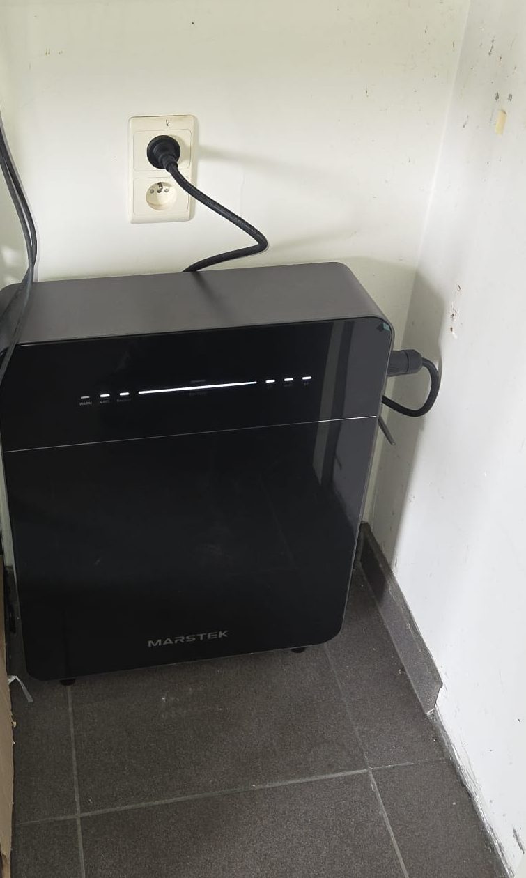 Plug-in thuisbatterij van 5,12 kWh in Ravels