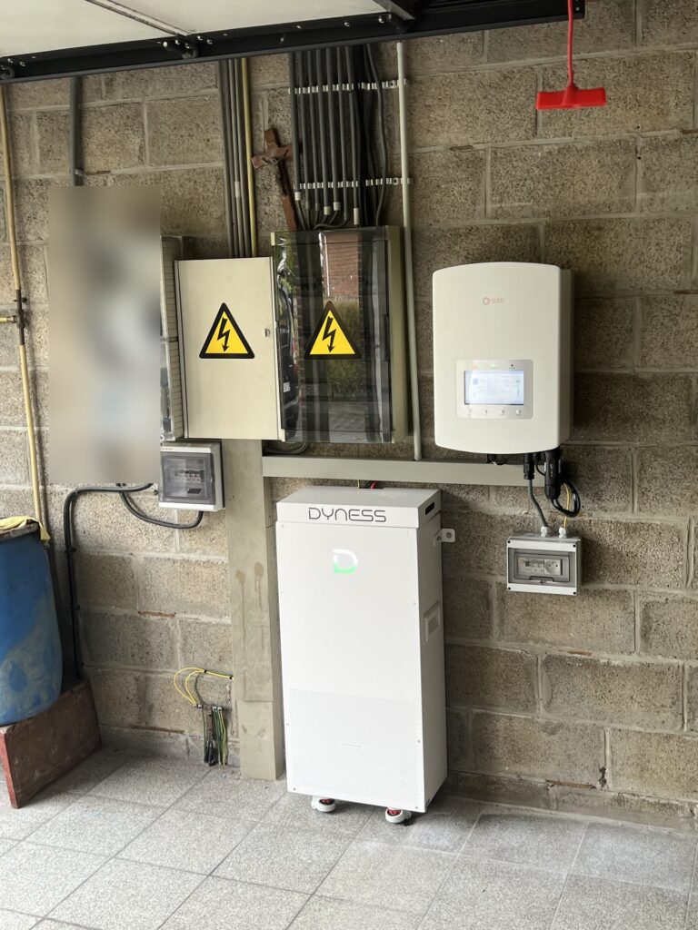Thuisbatterij van 14,3 kWh met Solis-omvormer in Rumst
