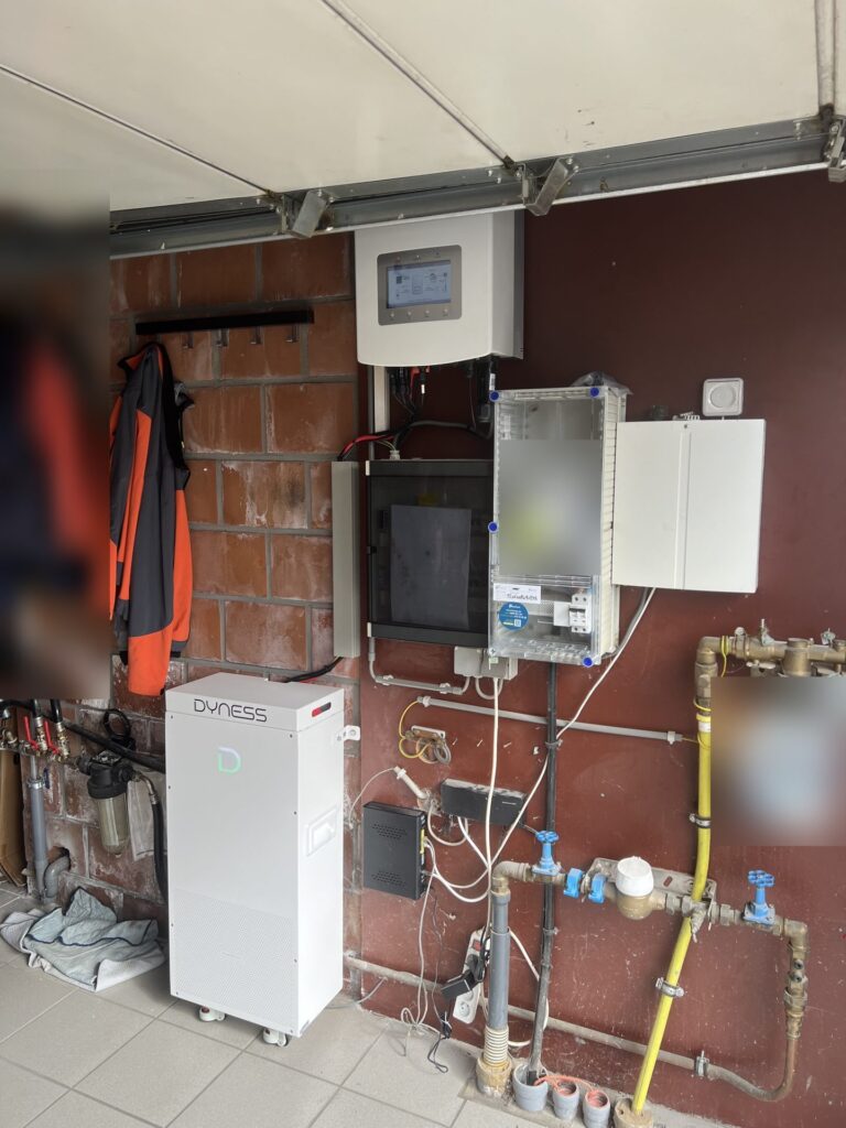 Thuisbatterij van 14,3 kWh met nieuwe Solis-omvormer in Sint-Truiden