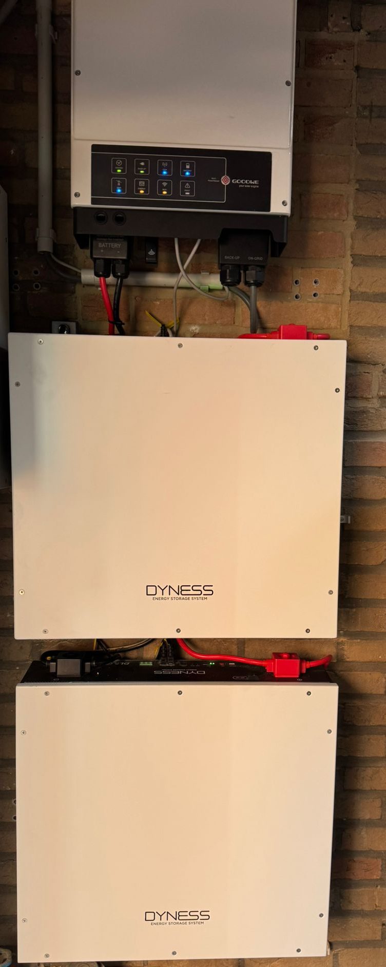 Thuisbatterij van 15,36 kWh in Tienen