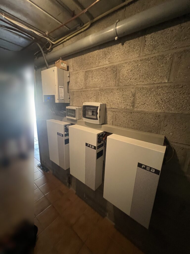 Thuisbatterij van 15,36 kWh in Tienen
