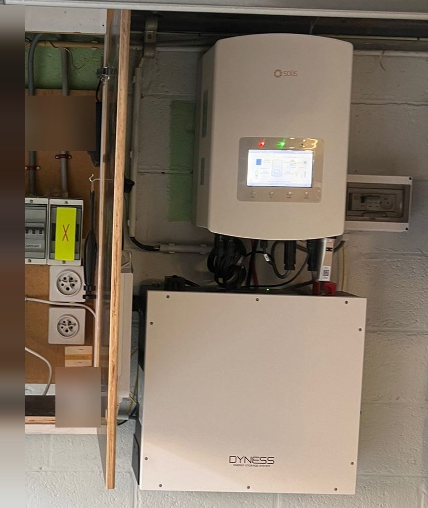 Thuisbatterij van 5,12 kWh in Tienen