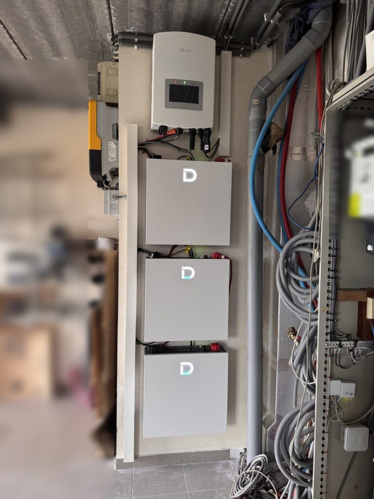 AC-gekoppelde thuisbatterij van 15,36 kWh in Zonhoven
