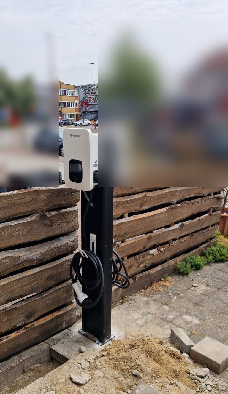 48 zonnepanelen, thuisbatterij en 2 laadpalen voor een handelszaak in Diest – foto 2
