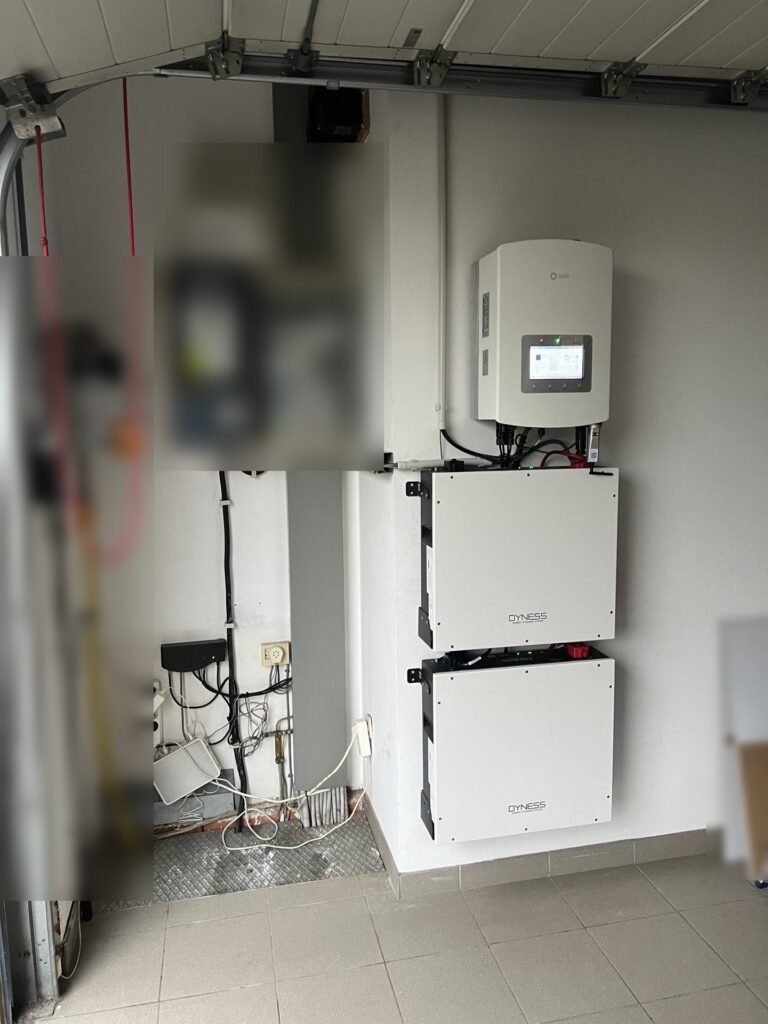 12 zonnepanelen en thuisbatterij van 10,24 kWh in Zandhoven
